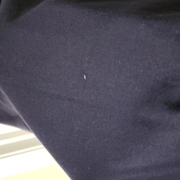 LOFT full length dark navy maxi skirt with elastic waistband, size small - Picture 4 of 5